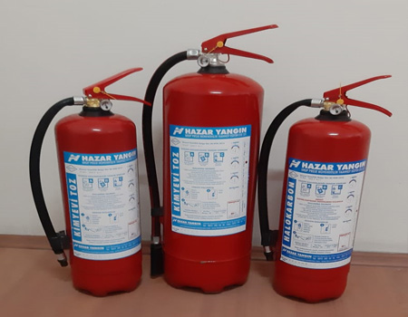 6 ve 12 Kg.’lık Yangın Söndürme Tüpü